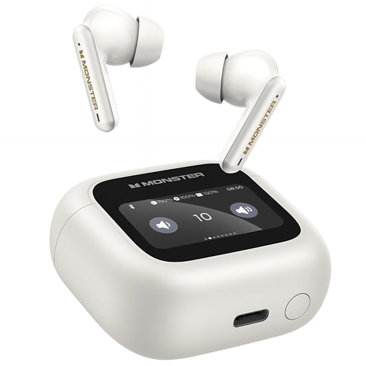 Handsfree Bluetooth Monster TH300, TWS, Branco