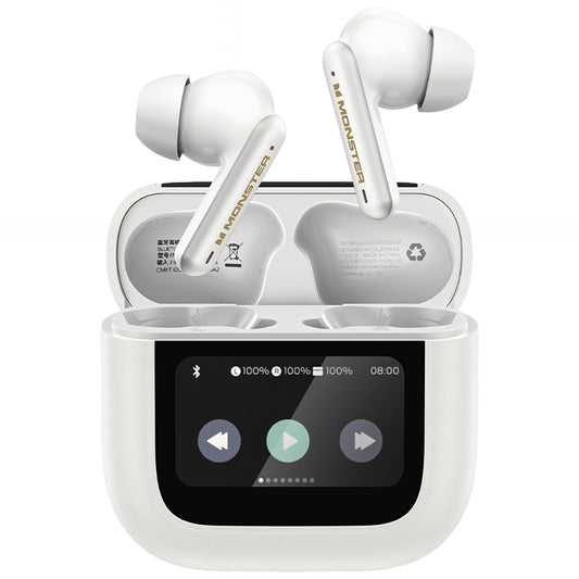 Handsfree Bluetooth Monster TH300, TWS, Branco