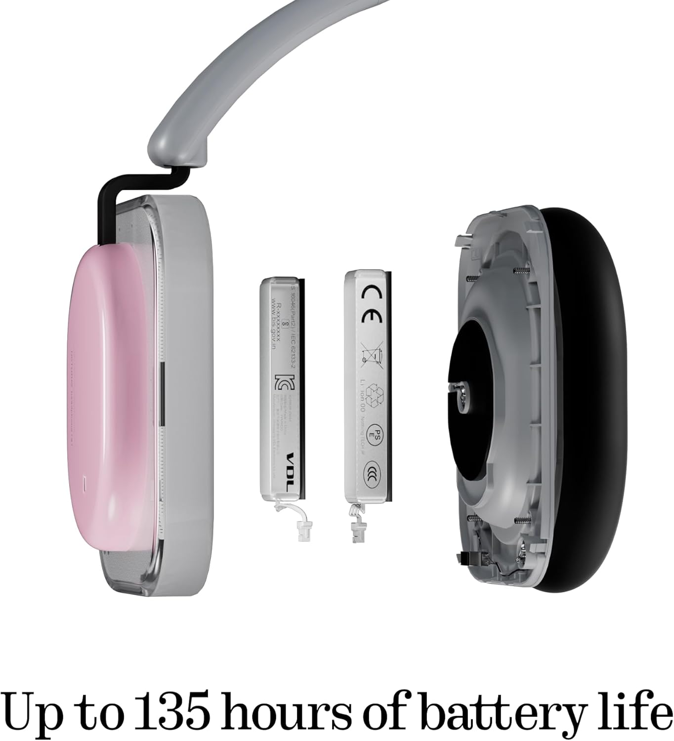 Handsfree Bluetooth Nothing Headphone (a), MultiPoint, A2DP, ANC, Preto
