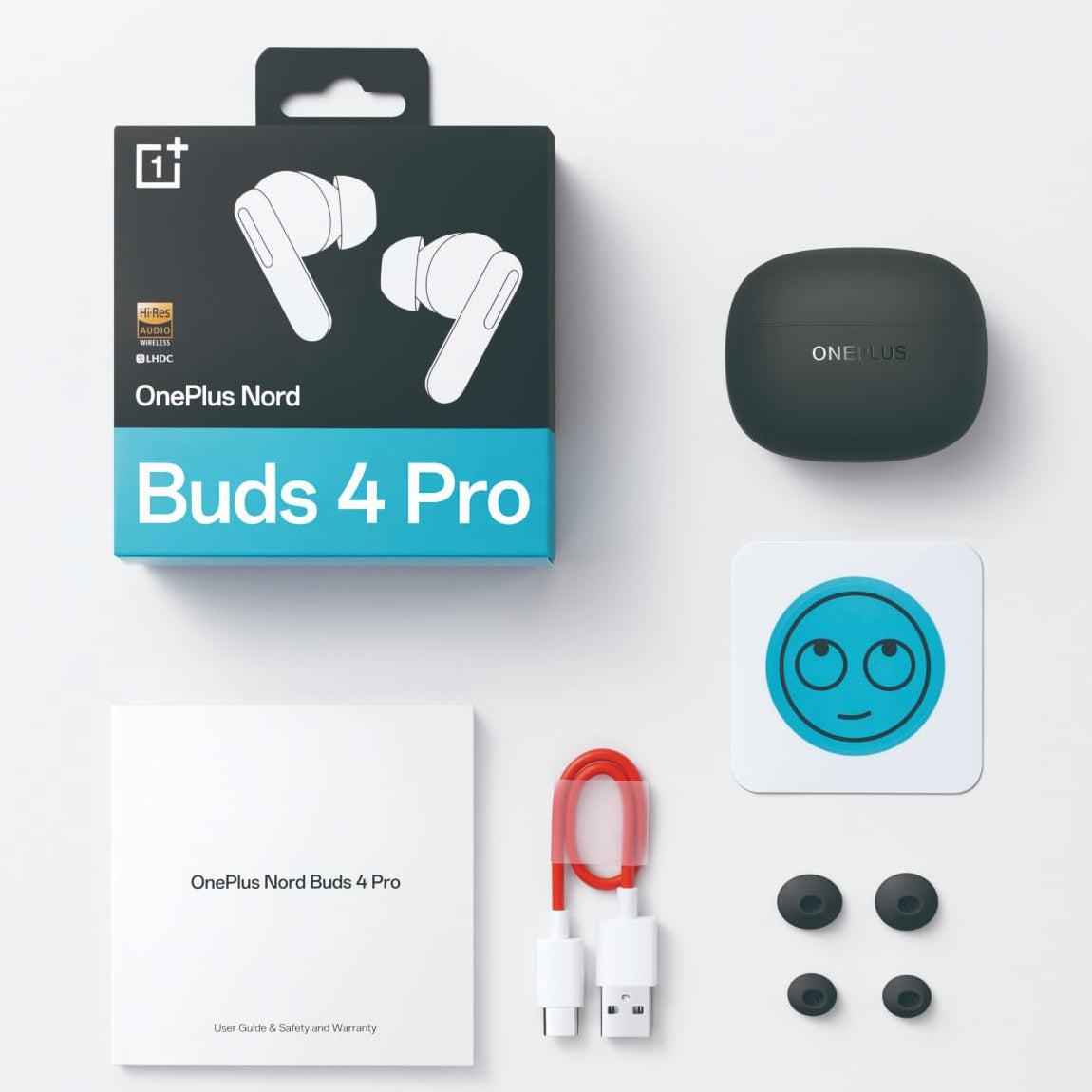 Auriculares Bluetooth OnePlus Nord Buds 4 Pro, Preto 5481159288