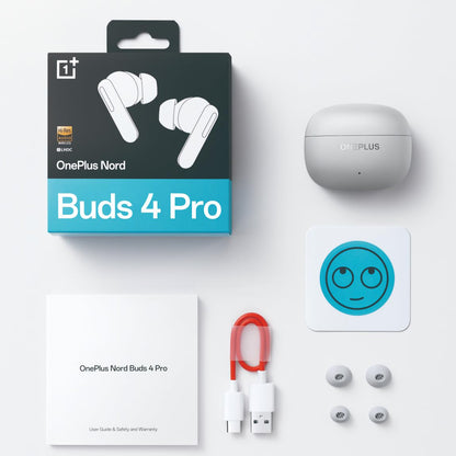 Auriculares Bluetooth OnePlus Nord Buds 4 Pro, Cinzento 5481159287