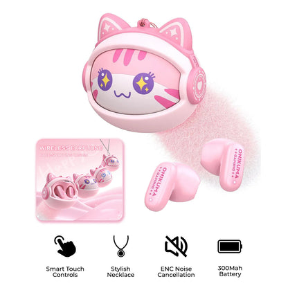 Auriculares Bluetooth Onikuma TX603, TWS, Rosa
