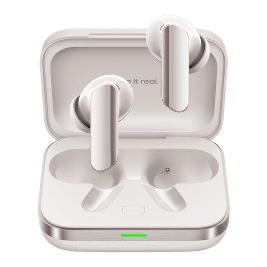 Handsfree Bluetooth Realme Buds Air7 Pro, TWS, ANC, MultiPoint, Bege
