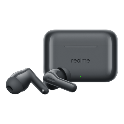 Handsfree Bluetooth Realme Buds T200, TWS, ANC, MultiPoint, Gray