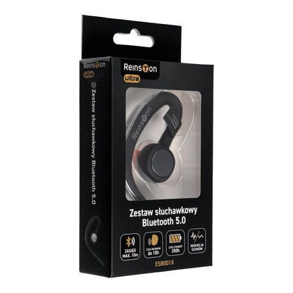 Handsfree Bluetooth Reinston ESB001X, MultiPoint, A2DP, Black