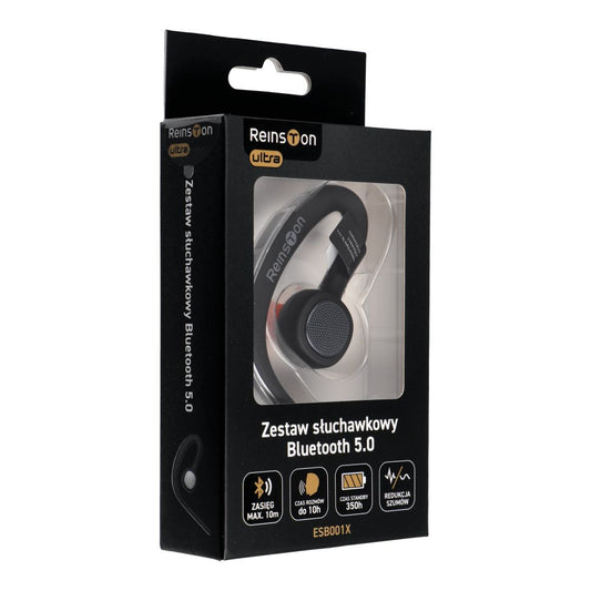 Handsfree Bluetooth Reinston ESB001X, MultiPoint, A2DP, Preto