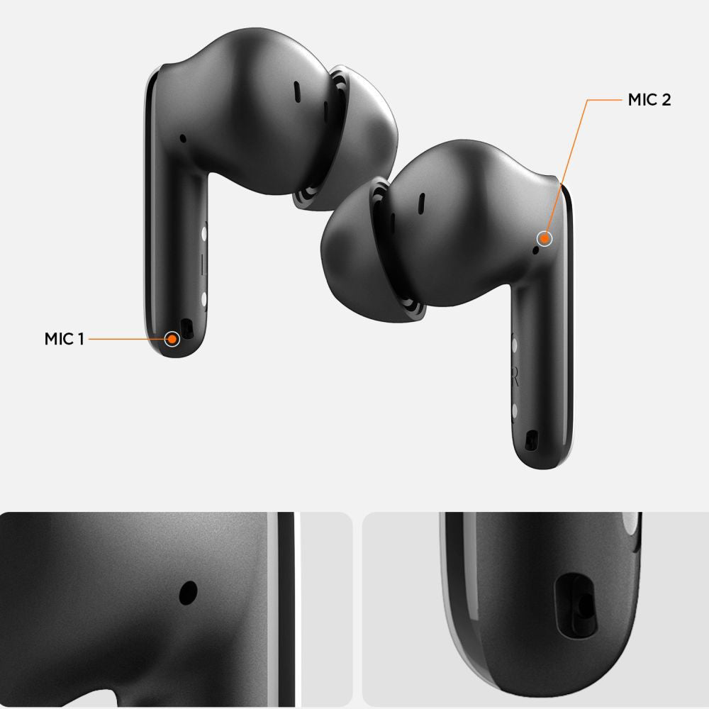 Handsfree Bluetooth Spigen SA2400, TWS, ANC, Branco