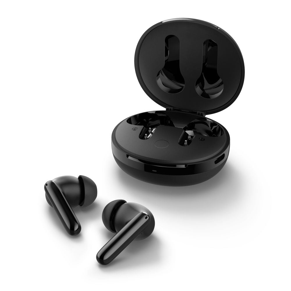 Handsfree Bluetooth Spigen SA2400, TWS, ANC, Preto