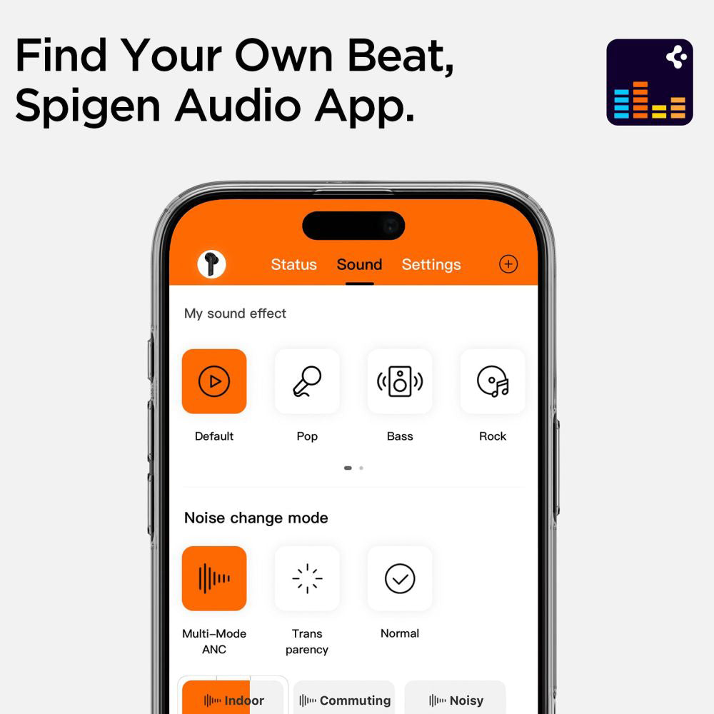 Handsfree Bluetooth Spigen SA2400, TWS, ANC, Preto