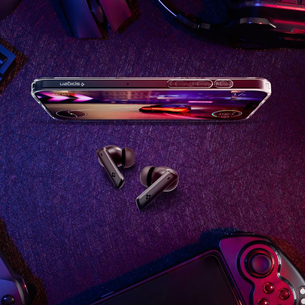 Handsfree Bluetooth Spigen SA2402, TWS, ANC, Branco