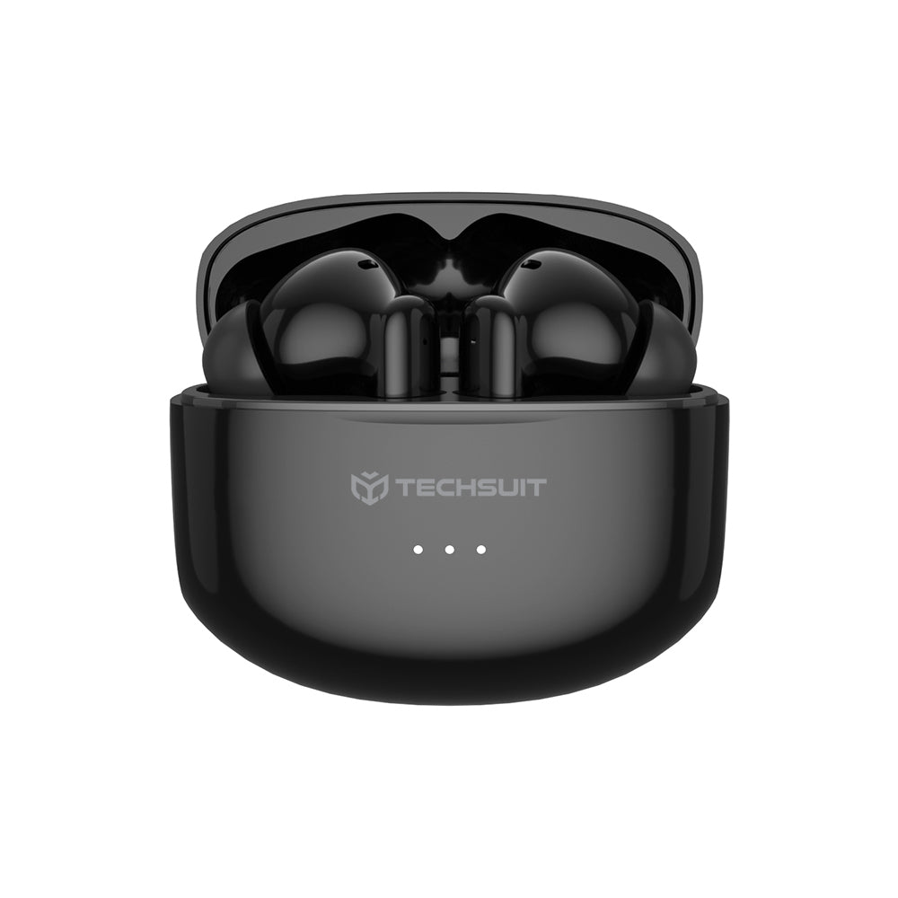Handsfree Bluetooth Techsuit CW1 Audira Pro, TWS, ANC, Preto