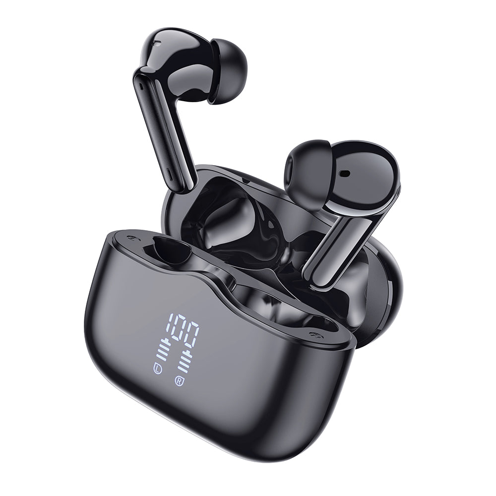 Handsfree Bluetooth Techsuit CW2 VelarX One, TWS, ANC, Preto