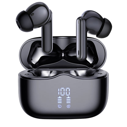 Handsfree Bluetooth Techsuit CW2 VelarX One, TWS, ANC, Preto