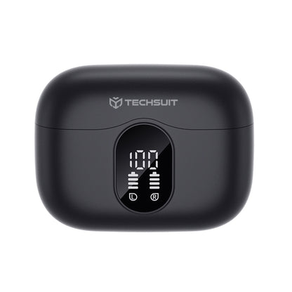 Handsfree Bluetooth Techsuit CW3 WaveBeat 100, TWS, ANC, Preto
