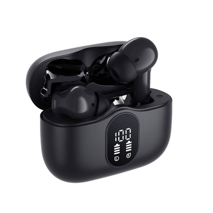 Handsfree Bluetooth Techsuit CW3 WaveBeat 100, TWS, ANC, Preto