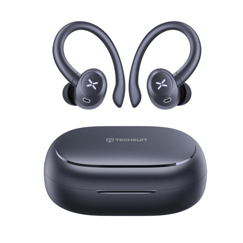 Handsfree Bluetooth Techsuit CW4 AirTune, TWS, Preto