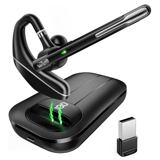 Auricular Call Center Bluetooth Techsuit Hearyo A6L, Preto