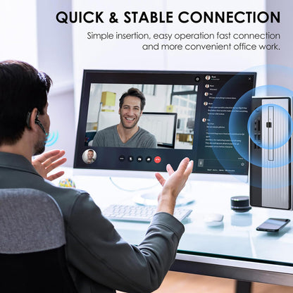 Auricular Call Center Bluetooth Techsuit Hearyo A6L, Preto