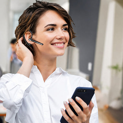 Handsfree Bluetooth Techsuit PowerTalks G6, MultiPoint, A2DP, Preto