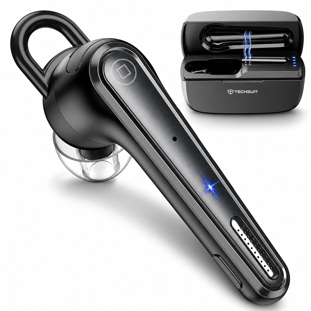 Auricular Bluetooth Techsuit Voicera CB3 mãos-livres, A2DP, Preto