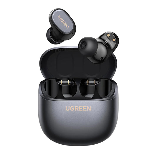 Auriculares Bluetooth Mãos Livres UGREEN Dots (75628), TWS, MultiPoint, Preto