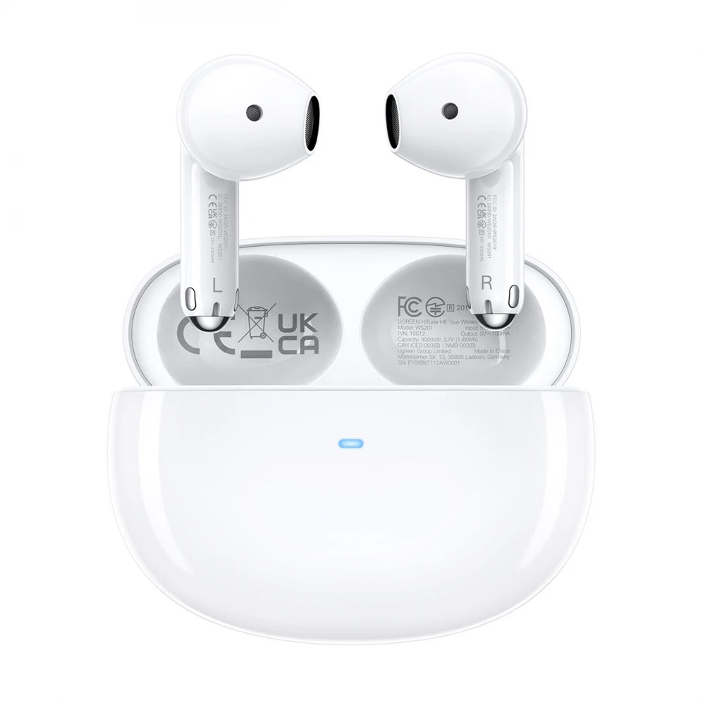Handsfree Bluetooth UGREEN HiTune H5 WS201, TWS, Branco