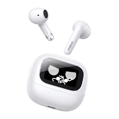 Auricular Bluetooth Handsfree UGREEN HiTune H6 Magic WS216 (65386), TWS, ANC, MultiPoint, Branco