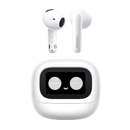 Auricular Bluetooth Handsfree UGREEN HiTune H6 Magic WS216 (65386), TWS, ANC, MultiPoint, Branco