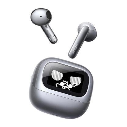Auricular Bluetooth UGREEN HiTune H6 Magic WS216 (75288), TWS, ANC, MultiPoint, Cinzento