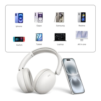 Handsfree Bluetooth UGREEN HiTune Max 2 HP205, MultiPoint, A2DP, ANC, Preto