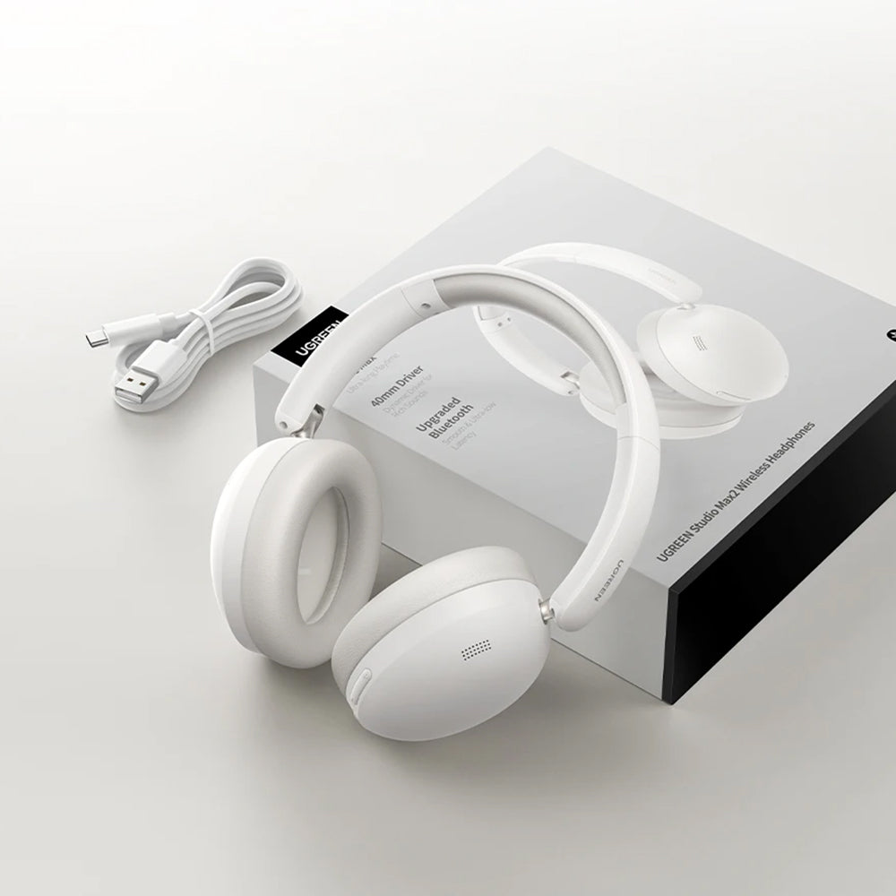 Handsfree Bluetooth UGREEN HiTune Max 2 HP205, MultiPoint, A2DP, ANC, Preto
