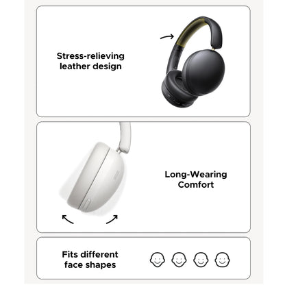 Handsfree Bluetooth UGREEN HiTune Max 2 HP205, MultiPoint, A2DP, ANC, Preto
