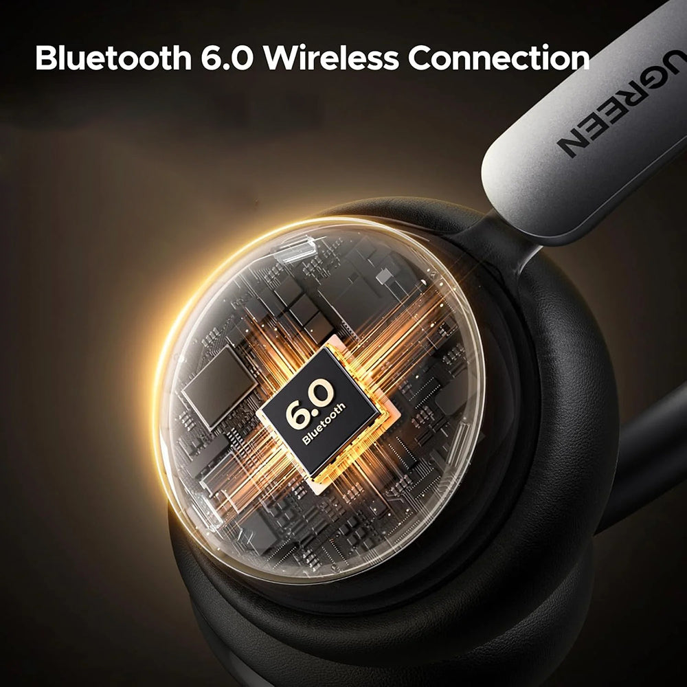 Handsfree Bluetooth UGREEN HiTune Studio Plus HP207, A2DP, ANC, Marrom