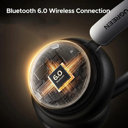 Handsfree Bluetooth UGREEN HiTune Studio Plus HP207, A2DP, ANC, Marrom
