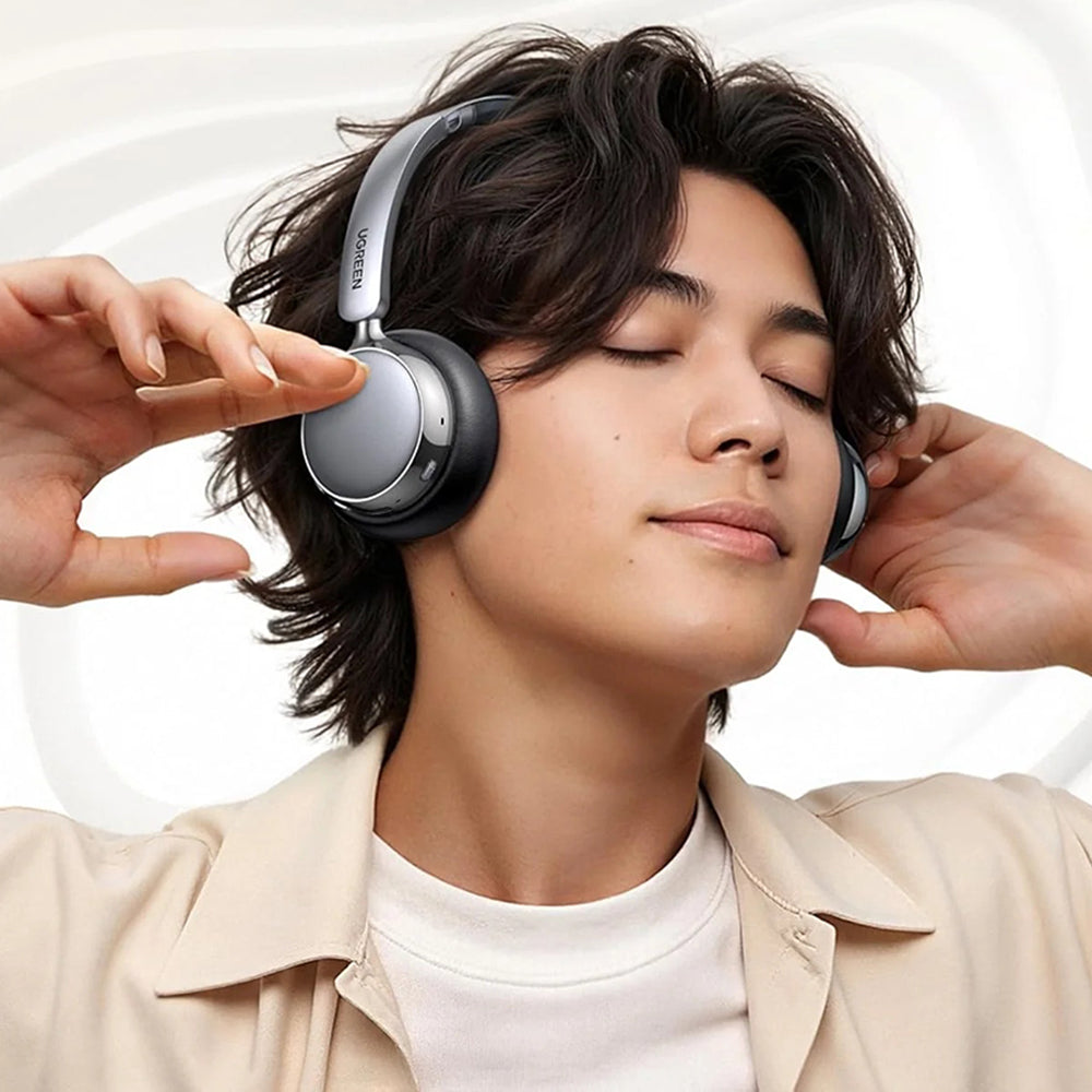 Handsfree Bluetooth UGREEN HiTune Studio Plus HP207, A2DP, ANC, Marrom