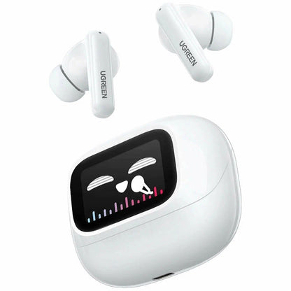 Handsfree Bluetooth UGREEN HiTune T6 Magic WS211, TWS, ANC, MultiPoint, Branco