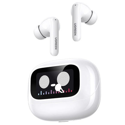 Handsfree Bluetooth UGREEN HiTune T6 Magic WS211, TWS, ANC, MultiPoint, Branco
