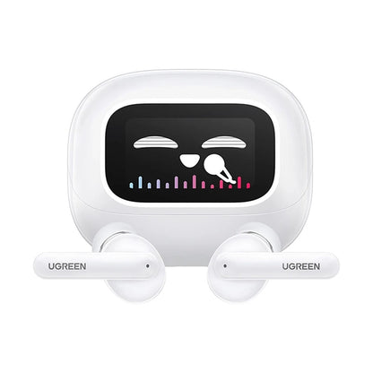 Handsfree Bluetooth UGREEN HiTune T6 Magic WS211, TWS, ANC, MultiPoint, Branco