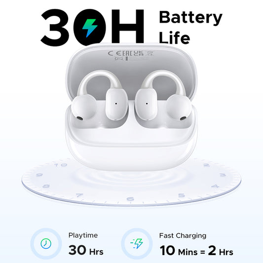 Handsfree Bluetooth UGREEN S6 ClipBuds Magic WS208, TWS, Branco