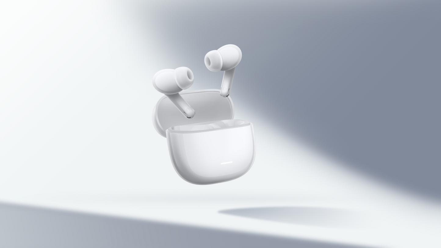 Handsfree Bluetooth Xiaomi Redmi Buds 8 Lite, TWS, ANC, MultiPoint, Branco BHR08OLGL
