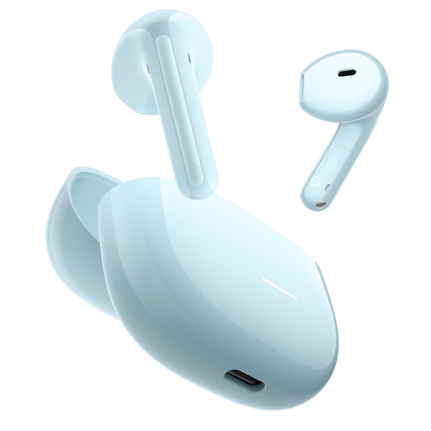 Auricular Bluetooth Xiaomi Redmi Buds 8 Active, TWS, MultiPoint, Azul BHR08JPGL