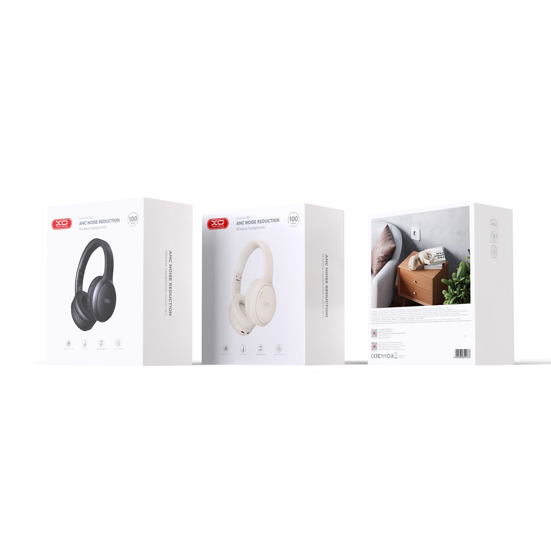 Mãos-livres Bluetooth XO Design BE41, A2DP, ANC, Branco 