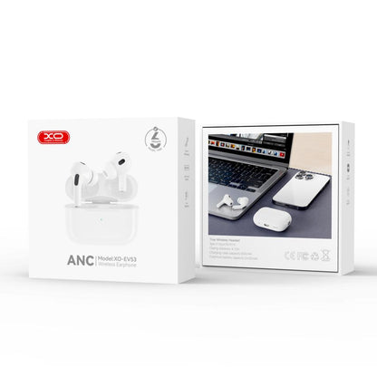 Handsfree Bluetooth XO Design EV53, TWS, ANC, Branco