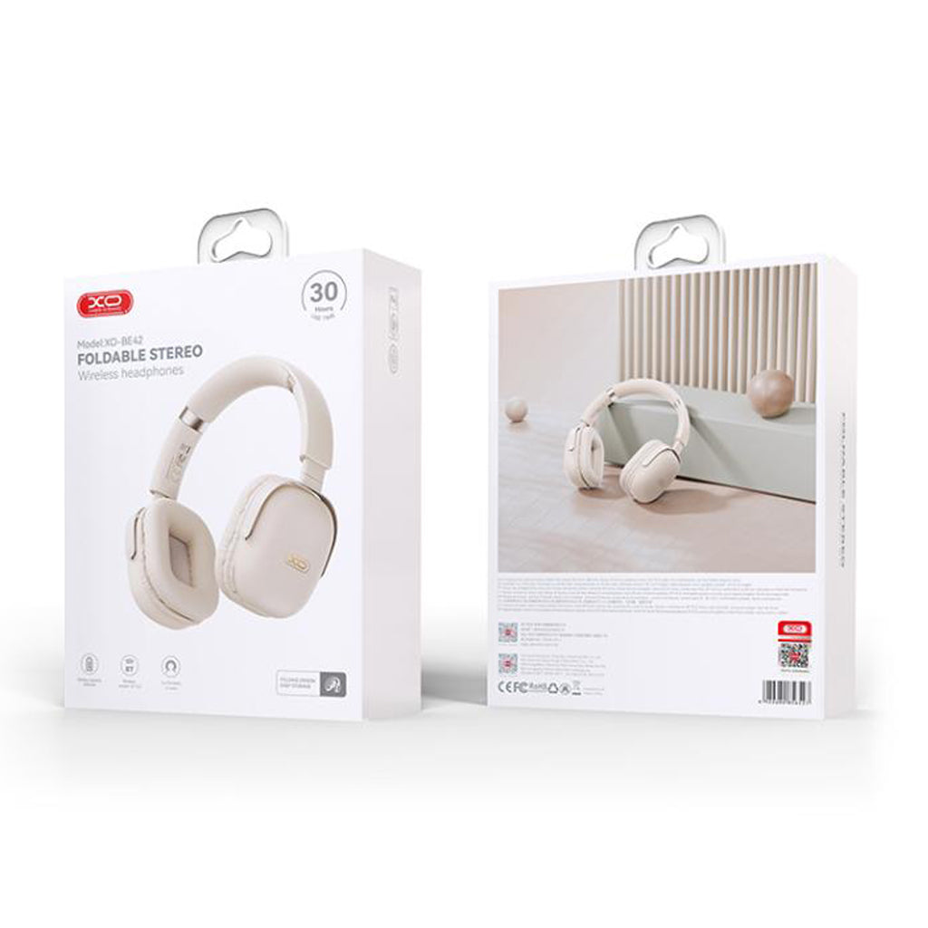 Handsfree Bluetooth XO Design BE42, A2DP, Bege