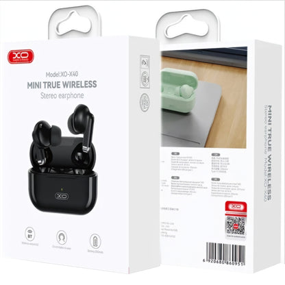 Handsfree Bluetooth XO Design X40, TWS, Preto