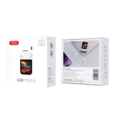 Auricular Bluetooth XO Design X46 2ª Geração, TWS, Branco