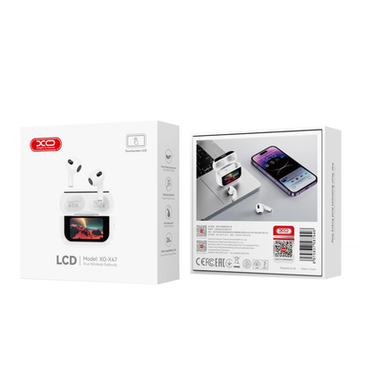Handsfree Bluetooth XO Design X47 4ª Geração, TWS, Branco
