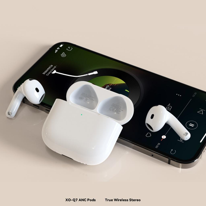 Auricular Bluetooth XO Design Q7 Pods, TWS, ANC, Branco