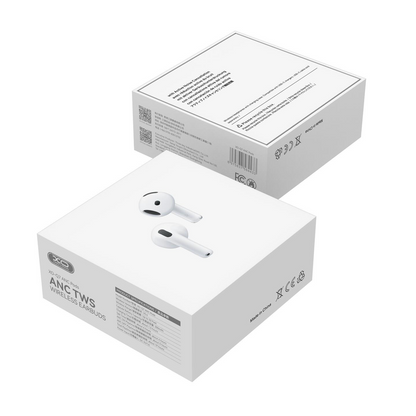 Auricular Bluetooth XO Design Q7 Pods, TWS, ANC, Branco