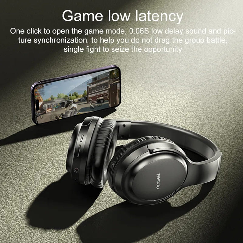 Handsfree Bluetooth Yesido EP04, A2DP, Preto